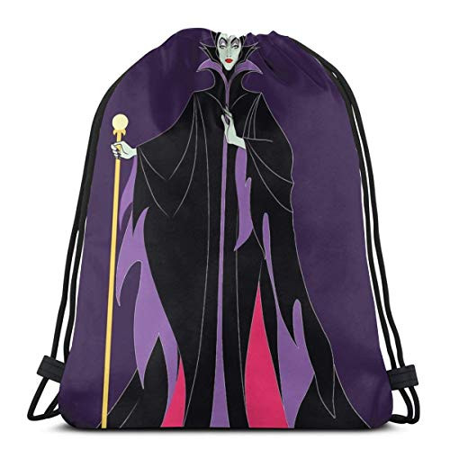 JIALIA Maleficent Sport Bag Gym Sack Drawstring Backpack JIALIA Maleficent Sport Bag Gym Sack Drawstring Backpack