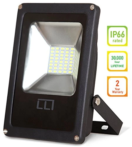 LLT LED FLAT Floodlight 20W SMD Outdoor Landscape Security Waterproof 5000K (Daylight)