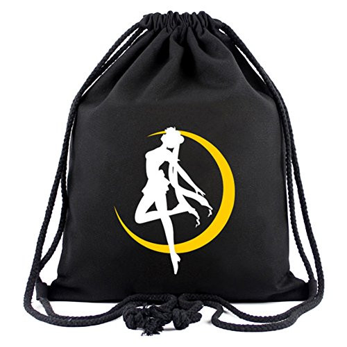 Gumstyle Sailor Moon Anime Sackpack Drawstring Bags Gym Sack Sport Sack Backpack
