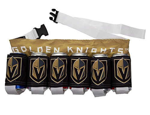 NHL Team Logo Novelty Beverage Holder Belt (Las Vegas Golden Knights) NHL Team Logo Novelty Beverage Holder Belt (Las Vegas Golden Knights)