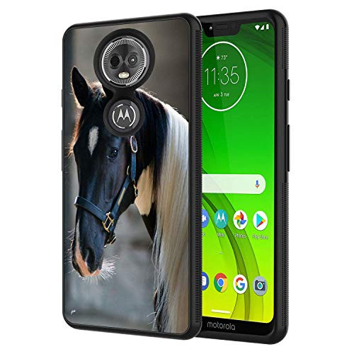 Moto G7 Power Case,Moto G7 Supra Case,Beautiful Horse Design Slim Anti-Scratch Shockproof TPU Back Protective Cover Case for Motorola Moto G7 Power 2019