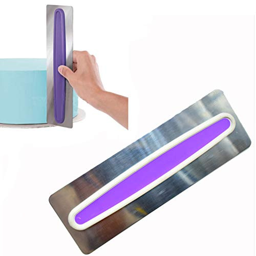 Cake Scraper Icing Smoother Stainless Steel Decorating Comb Cake Edge Smoother Cream Scraper Baking Mold DIY Tool