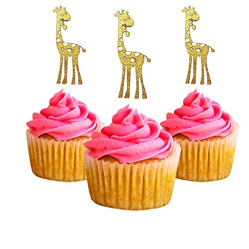 Giraffe Cupcake Topper 12 Pack Cupcake Topper Decoration Cake