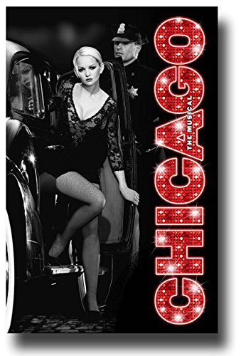 Chicago Poster - Broadway Musical Theater Play 11x 17 Car