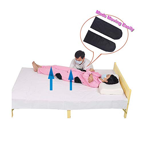 Transfer Board Patient Positioning Sheet Transfer Devices Bed Slide Sheet Positioning Pad Handicapped Mobility Aids for Disabled and Elderly Transfers,Turning,Sliding (42.5" X 27.5") (Gloves)