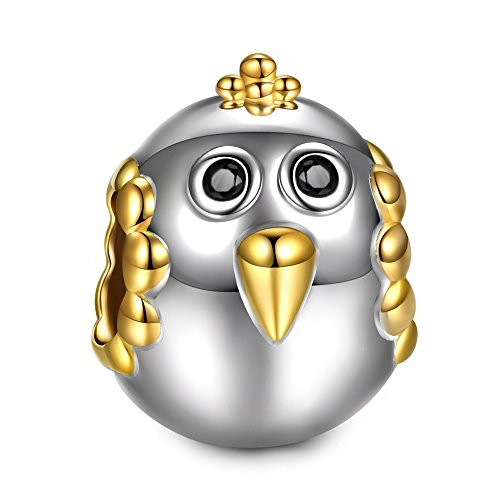 NinaQueen"Happy Chick" 925 Sterling Silver Gold Plated Bead Charms for Bracelet Necklace Jewelry Christmas Gifts For Women Birthday Anniversary Gifts For Her Teen Girls Wife Mom Daughter NinaQueen"Happy Chick" 925 Sterling Silver Gold Plated Bead Charms for Bracelet Necklace Jewelry Christmas Gifts For Women Birthday Anniversary Gifts For Her Teen Girls Wife Mom Daughter
