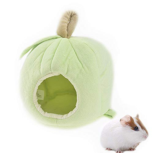 Mummumi Small Animals House Small Pet Hamster Hanging Bed House Hammock Cute Furit Winter Warm Fleece Guinea Pig Hedgehog Chinchilla Bed House Cage Nest Hamster Accessories (Green) Mummumi Small Animals House Small Pet Hamster Hanging Bed House Hammock Cute Furit Winter Warm Fleece Guinea Pig Hedgehog Chinchilla Bed House Cage Nest Hamster Accessories (Green)