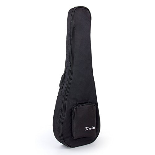 lotmusic Baritone Ukulele Gig Bag for 30 inch Ukelele Uke Nylon Black