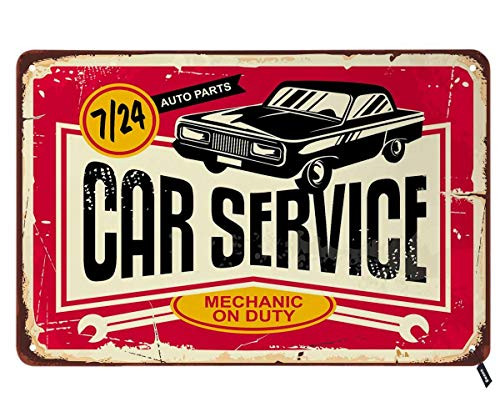 Swono Car Service Tin Signs,Vintage Metal Tin Sign for Men Women,Wall Decor for Bars,Restaurants,Cafes Pubs,12x8 Inch Swono Car Service Tin Signs,Vintage Metal Tin Sign for Men Women,Wall Decor for Bars,Restaurants,Cafes Pubs,12x8 Inch