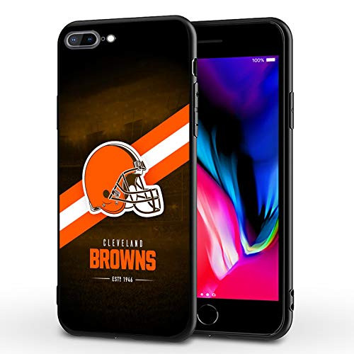 MFIRE iPhone 7 Plus Case iPhone 8 Plus Case,Slim Fit Shell Hard Plastic Soft Edge Full Protective Cover Cases (Browns-1946)