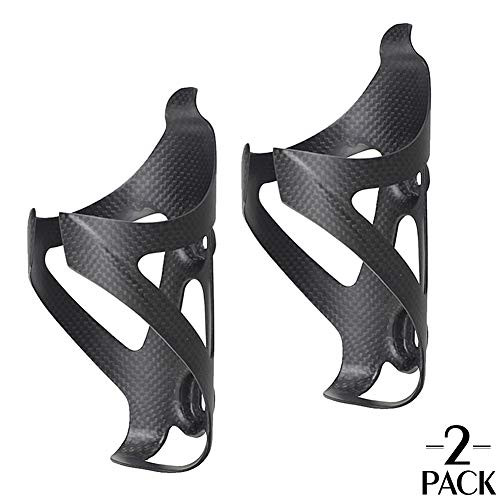 TOSEEK Carbon Fiber Water Bottle Cages Lightweight Bicycle Water Bottle Holder Bike Cages Brackets Matt 2pcs TOSEEK Carbon Fiber Water Bottle Cages Lightweight Bicycle Water Bottle Holder Bike Cages Brackets Matt 2pcs