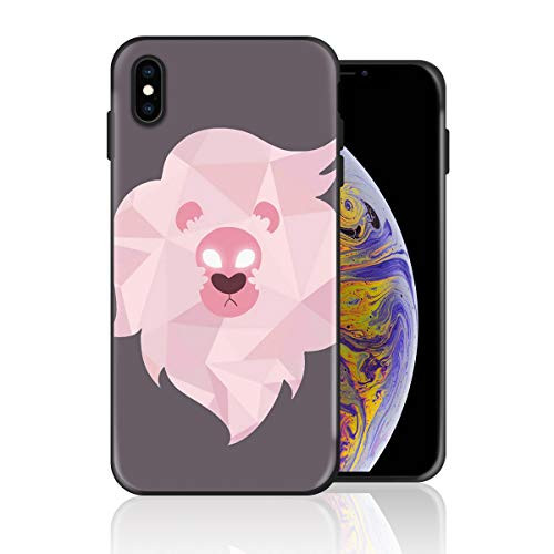 Silicone Case for iPhone XR, Lion - Steven Universe Design Printed Phone Case Full Body Protection Shockproof Anti-Scratch Drop Protection Cover