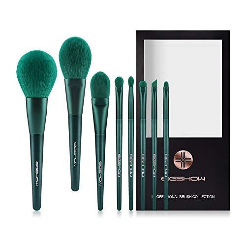 Makeup Brushes, Eigshow Premium Makeup Brush Set Synthetic Cosmetics Foundation Powder Concealers Blending Eye Shadows Face Kabuki Makeup Brush Sets (8pcs, Green) Makeup Brushes, Eigshow Premium Makeup Brush Set Synthetic Cosmetics Foundation Powder Concealers Blending Eye Shadows Face Kabuki Makeup Brush Sets (8pcs, Green)