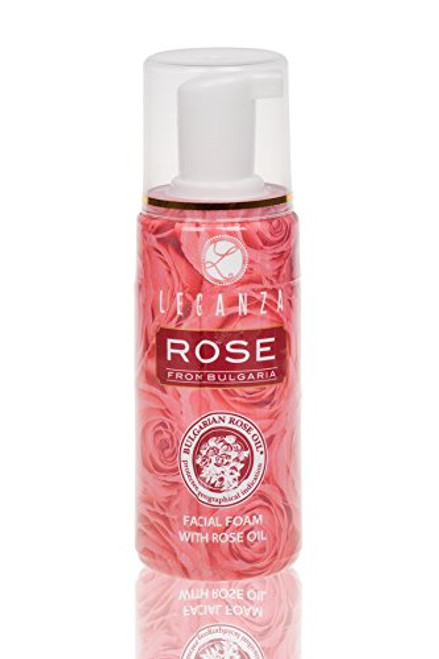 Face Rose Foam Wash Bulgarian Rose Oil Rose Damascena 100 ml 3.4 oz