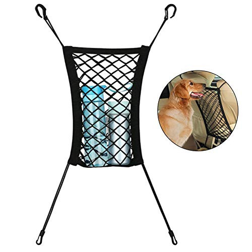 DEXING Car Dog Barrier Car Seat Storage Mesh Auto Seat Net Organizer Dog Backseat Barrier Prevent Disturb for SUV DEXING Car Dog Barrier Car Seat Storage Mesh Auto Seat Net Organizer Dog Backseat Barrier Prevent Disturb for SUV