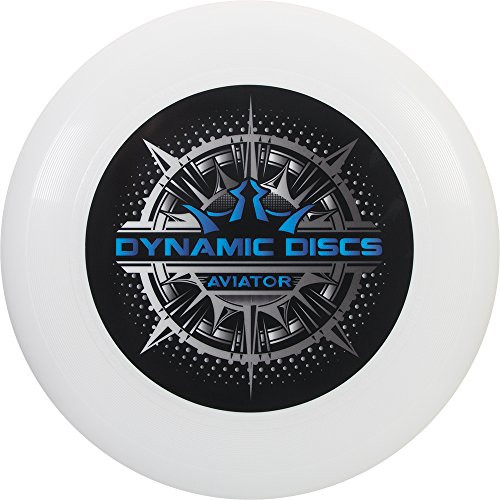 Dynamic Discs Aviator Ultimate Disc | 175g Ultimate Frisbee | Consistent and Predictably Flying Ultimate Frisbee Disc (Black/Blue)