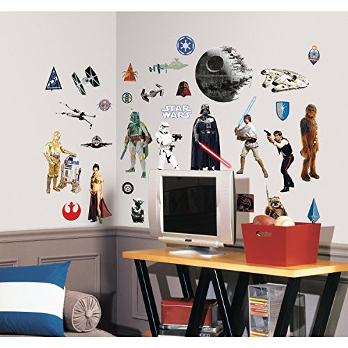 Roommates Rmk1586Scs Star Wars Classic Peel And Stick Wall Decals