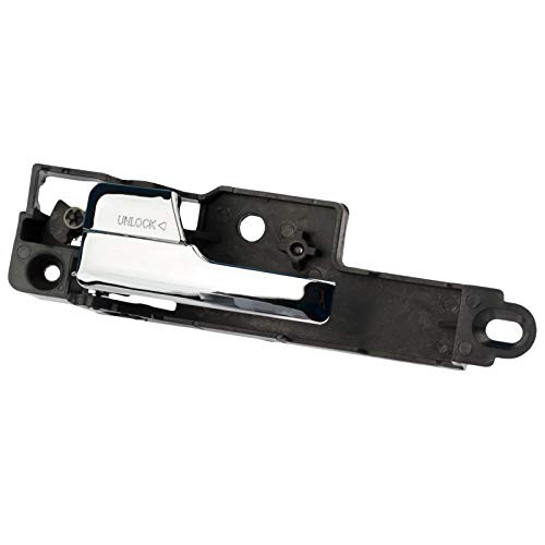Interior Door Handle Front Left (Driver-Side) Chrome Fits 2006-2012 Ford Fusion 2007-2012 Lincoln MKZ 2006 Lincoln Zephyr 2006-2011 Mercury Milan (Replaces 6E5Z-5422601-A, 6E5Z5422601A)