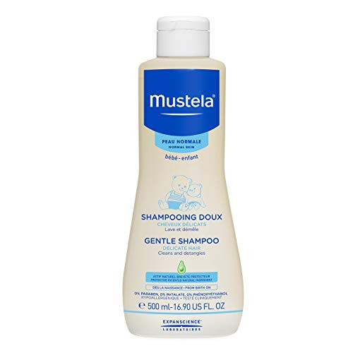 Mustela Gentle Baby Shampoo And Detangler, 16.90 Fl Oz