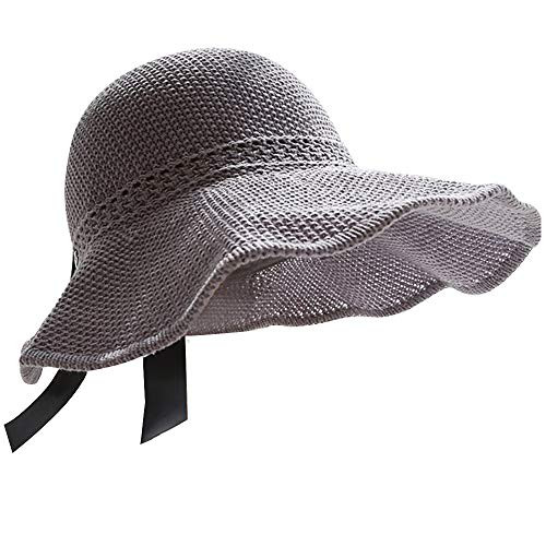 Heidi Sun Visor Straw Hat Women Wide Brim Roll Up Ponytail Summer Beach Hat UV Protection Foldable Cap for Travel Outdoor Gray Heidi Sun Visor Straw Hat Women Wide Brim Roll Up Ponytail Summer Beach Hat UV Protection Foldable Cap for Travel Outdoor Gray