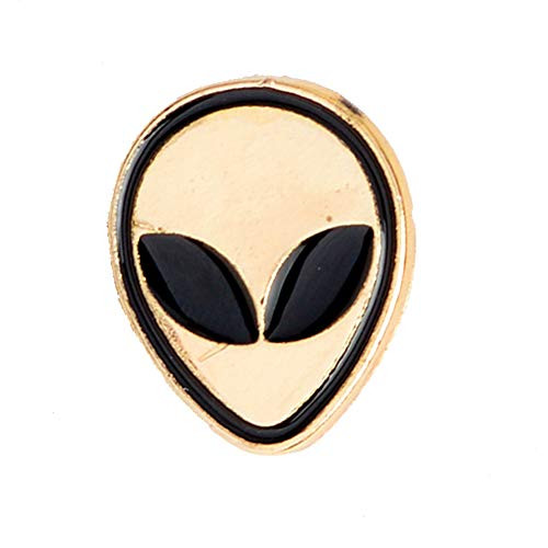 Me&Only Alien Pin Brooches Lapel Head Cute Brooch Enamel Pins Clothing Bags Jackets Funny Animal Lapel Pin Brooch Pin for Backpack