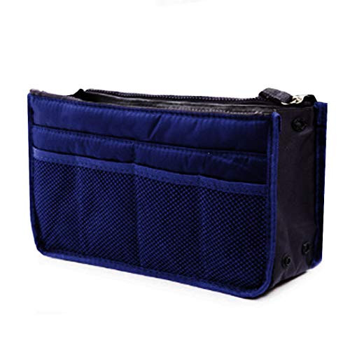 Travel Makeup Bags Small Cosmetic Bag Case Organizer Pouch for Women-Dark Blue Travel Makeup Bags Small Cosmetic Bag Case Organizer Pouch for Women-Dark Blue