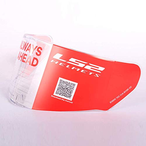 LS2 Helmets Anti-Scratch FF320 / FF328 / FF353 Stream or Rapid Motorcycle Helmet Visor Face Shield (Clear)
