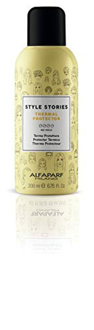 Alfaparf Milano Style Stories Thermal Protection Dry Spray for Hair - Protects Against Heat from Styling Tools - Professional Salon Quality - Lightweight - 6.76 Fl Oz Alfaparf Milano Style Stories Thermal Protection Dry Spray for Hair - Protects Against Heat from Styling Tools - Professional Salon Quality - Lightweight - 6.76 Fl Oz