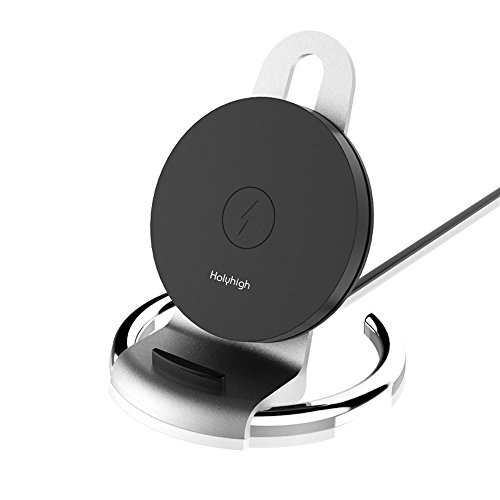 Fast Wireless Charger,MRS LONG QI Charger Wireless Charging Stand for iPhone X/8/8 Plus Samsung Galaxy Note 8 S8/S8 Plus S7/S6 Edge Plus and All QI-Enabled Devices-NO AC Adapter