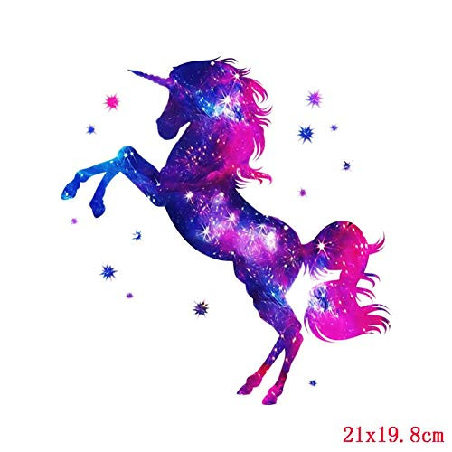 ESH7 Colorful Horse Unicorn Iron-on Patch Heat Transfer Patches Thermal Transfer Stickers for Clothes T-Shirt Jacket Jeans Pants Handbag DIY ESH7 Colorful Horse Unicorn Iron-on Patch Heat Transfer Patches Thermal Transfer Stickers for Clothes T-Shirt Jacket Jeans Pants Handbag DIY