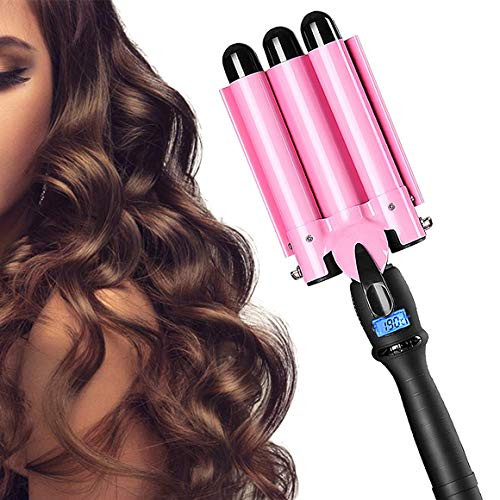 3 Barrel Curling Iron Triple Barrel Curling Iron Beach Wave Iron Hair Waver Iron Hair Crimper 25mm Deep Waver Wand 3 Barrel Curling Iron Triple Barrel Curling Iron Beach Wave Iron Hair Waver Iron Hair Crimper 25mm Deep Waver Wand