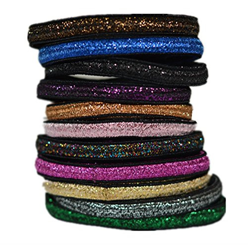 Bzybel Thick Shiny Hair Bands Elastic Hair Ties Ponytail Holders Headband Scrunchies Hair Accessories No Crease Damage for Thick Hair for Women Girls Bzybel Thick Shiny Hair Bands Elastic Hair Ties Ponytail Holders Headband Scrunchies Hair Accessories No Crease Damage for Thick Hair for Women Girls