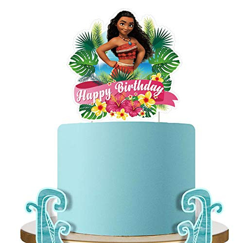Moana Cake Topper Cupcake Decorations Birthday Party Topper for Children? 1 count