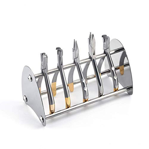 Dental Tools Pliers Rack, Orthodontic Shelf Stand Holder for Craft Plier Organizer Scissors Forceps Stainless Steel Instrument