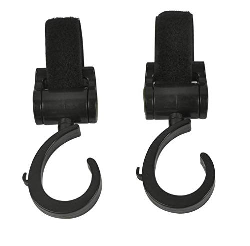MBODM 2 Pack Stroller Hook Multi Purpose Hooks for Baby Diaper Bags, Groceries, Clothing, Purse,Great Accessory for Mommy When Jogging, Walking or Shopping MBODM 2 Pack Stroller Hook Multi Purpose Hooks for Baby Diaper Bags, Groceries, Clothing, Purse,Great Accessory for Mommy When Jogging, Walking or Shopping