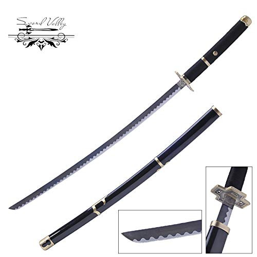 Sword Valley Handmade Katana Japanese Samurai Sword, Roronoa Zoro Anime Swords, Yubashiri Regular Version