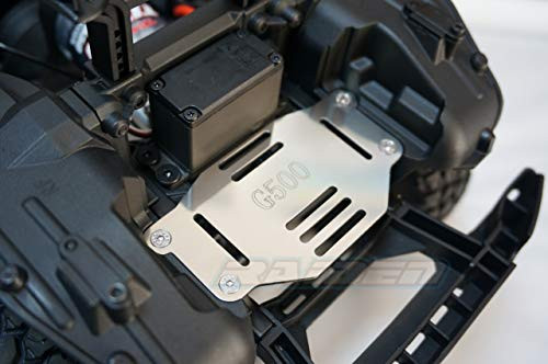 Raidenracing Stainless Steel Front Battery Holder ESC Mount with Strap for Traxxas TRX-4 TRX4 G500 Raidenracing Stainless Steel Front Battery Holder ESC Mount with Strap for Traxxas TRX-4 TRX4 G500