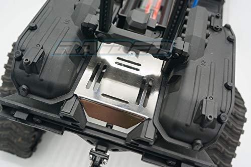 Raidenracing Stainless Steel Rear Battery Holder Tray Mount with Strap for Traxxas TRX-4 TRX4 G500 Raidenracing Stainless Steel Rear Battery Holder Tray Mount with Strap for Traxxas TRX-4 TRX4 G500