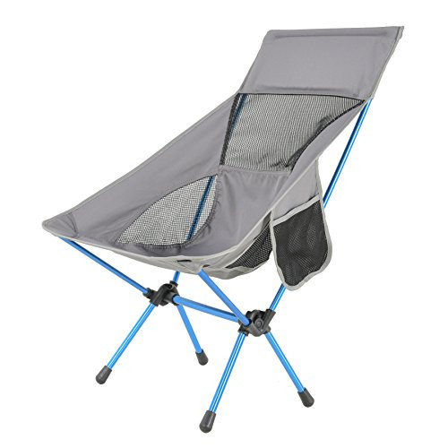 Portable Folding Beach Camping Chair with Carry Bag - Ultralight Compact Lightweight Camping Backpack Chairs for Outdoor Camp, Travel, Hiking, Picnic, Festival