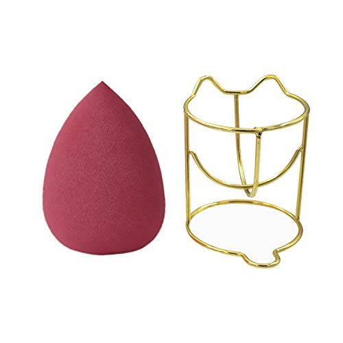 Makeup Sponge Velvet Sponge Blender with Dual Layer Structure Latex-Free Beauty Blender with makeup holder