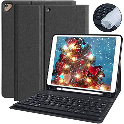 iPad 7th Generation Case with Keyboard, iPad 10.2 2019 Keyboard Case with Pencil Holder, Auto Sleep/Wake Smart Cover with Wireless Detachable Wireless Keyboard for iPad 7th Gen 10.2 inchTablet Case iPad 7th Generation Case with Keyboard, iPad 10.2 2019 Keyboard Case with Pencil Holder, Auto Sleep/Wake Smart Cover with Wireless Detachable Wireless Keyboard for iPad 7th Gen 10.2 inchTablet Case