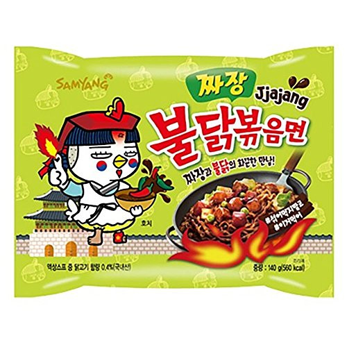 Samyang Bulldark Spicy Chicken Roasted Noodles (Buldak Jjajang, 5 Pack)