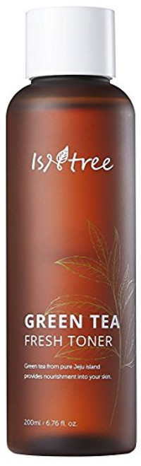 ISNTREE Green Tea Fresh Hydrating Face Toner 6.17 Fl Oz with Hyaluronic Acid for Sensitive, Oily, Dry, Acne-Prone, Skin | Deep Moisturizing Facial Moisturizer Hypoallergenic