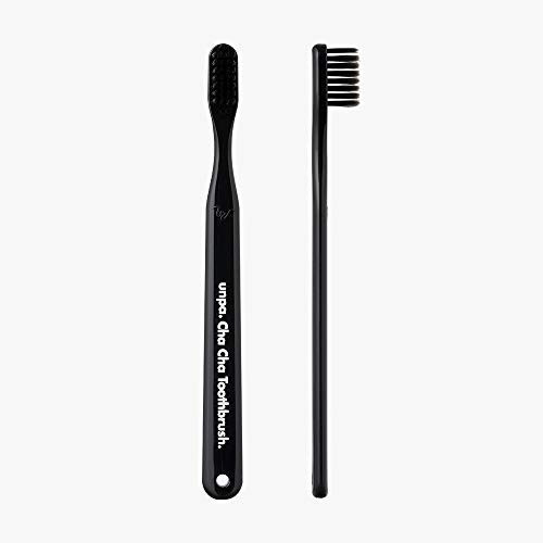 UNPA Cha Cha Toothbrush: Soft-Bristled, Naturally Colored Charcoal Toothbrush