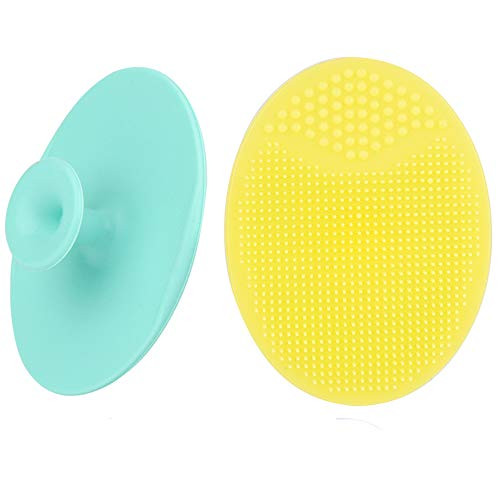 Silicone Face Scrubbers Exfoliator Brush-Facial Cleansing Brush Blackhead Scrubber Exfoliating Brush-Facial Cleansing Pads Precision Pore Cleansing Pad Acne Blackheads Removing Face Brush-2 Pack Silicone Face Scrubbers Exfoliator Brush-Facial Cleansing Brush Blackhead Scrubber Exfoliating Brush-Facial Cleansing Pads Precision Pore Cleansing Pad Acne Blackheads Removing Face Brush-2 Pack