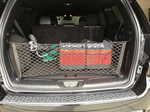 POZEL Envelope Style Trunk Rear Cargo Net Organizer For DODGE DURANGO