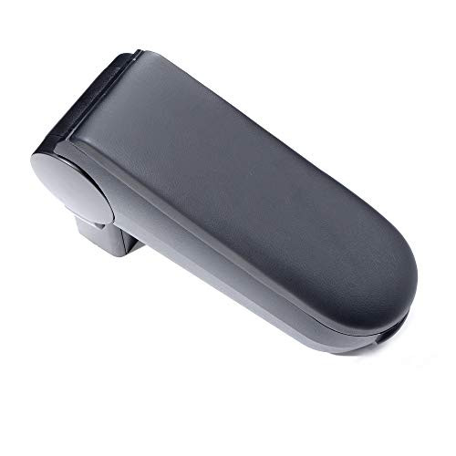 AMOPA Leatherette Front Center Console Armrest Storage Covers Compatible with '99-'04 VW Jetta Golf MK4 GTI R32