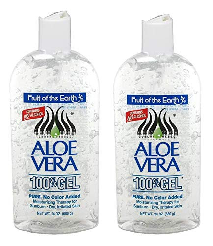 Fruit Of The Earth Aloe Vera 100% Gel 24 oz (2 pack)