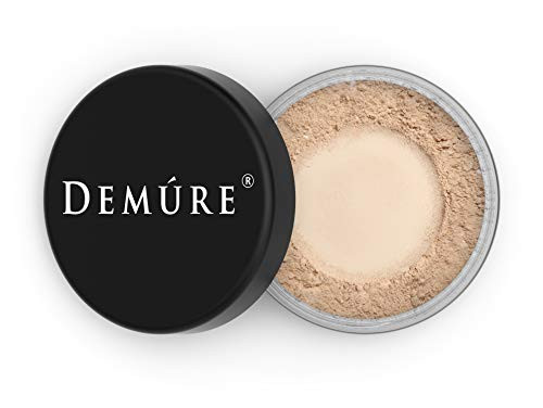 Mineral Makeup, Medium Foundation Powder, Loose Mineral Make Up, Concealer Makeup, Natural Makeup Made with Pure Crushed Minerals, Loose Face Powder. Demure Mineral Makeup