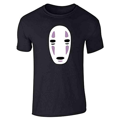 No Face Kaonashi Nerd Apparel Geek Black M Graphic Tee T-Shirt for Men